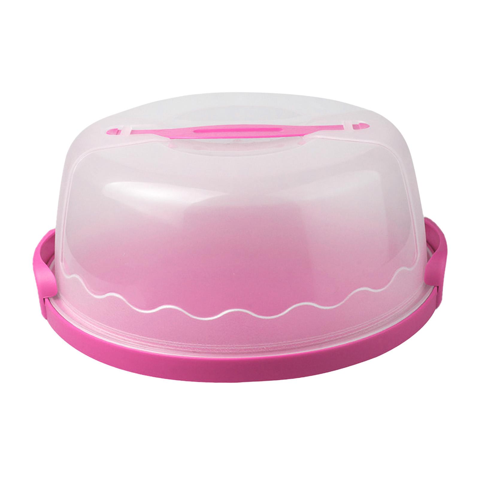 Round Cake Carrier Fits 10” Cakes Kitchen Cooking Box