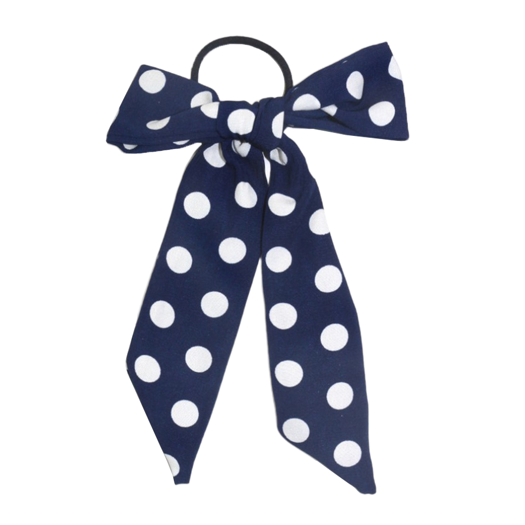 Bowknot Ribbon Hair Band Blue