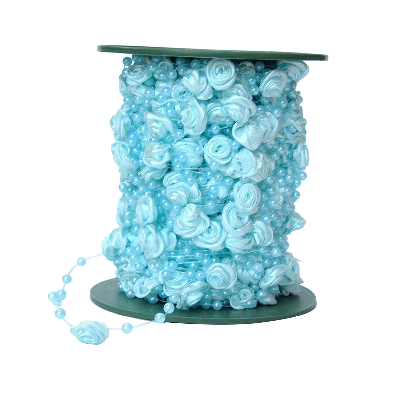 Pearl Garland Beads Chain Trim DIY Wedding Bride Craft Accessories Blue