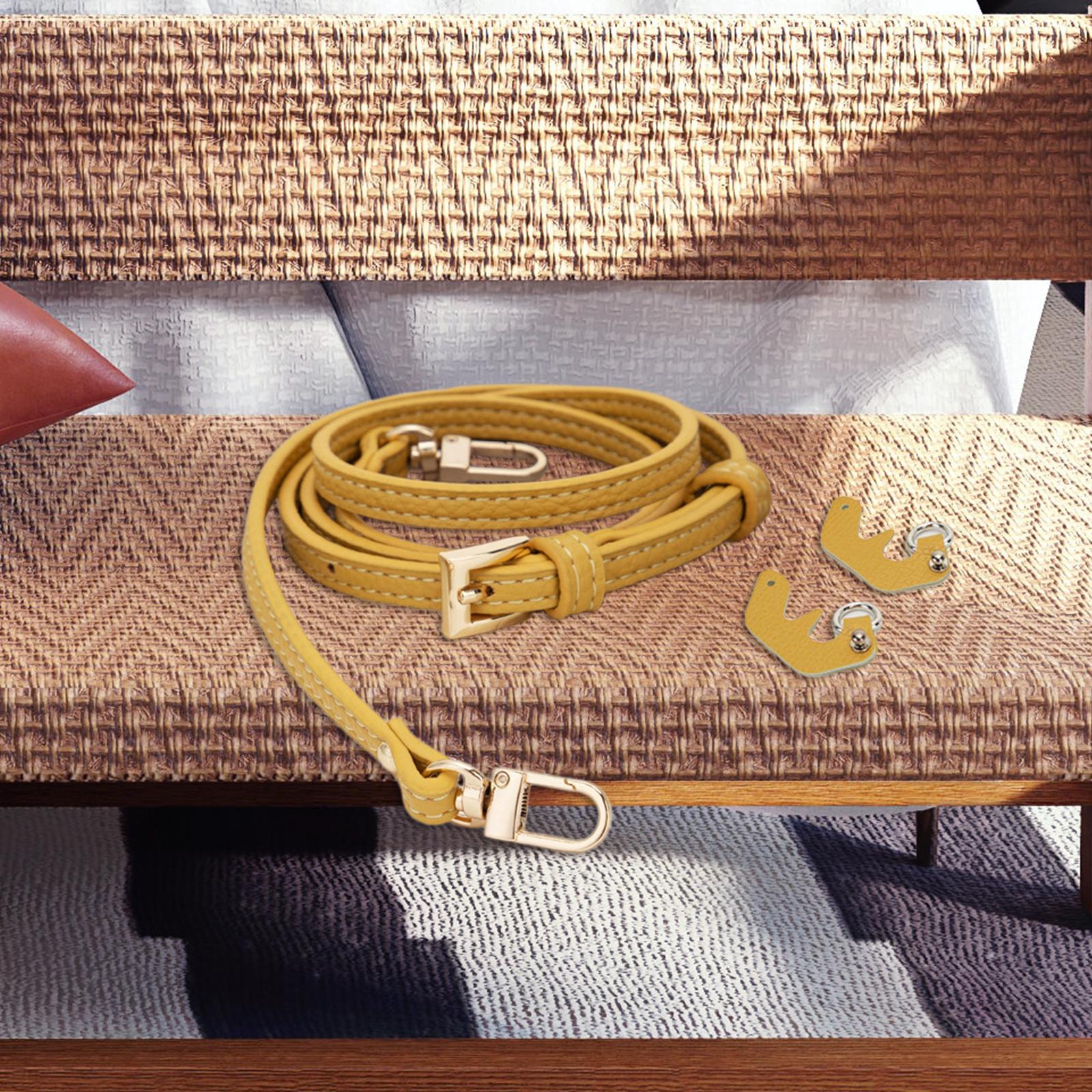 Purse Strap Lightweight Trendy Replacement for DIY Shoulder Bag Modification Yellow
