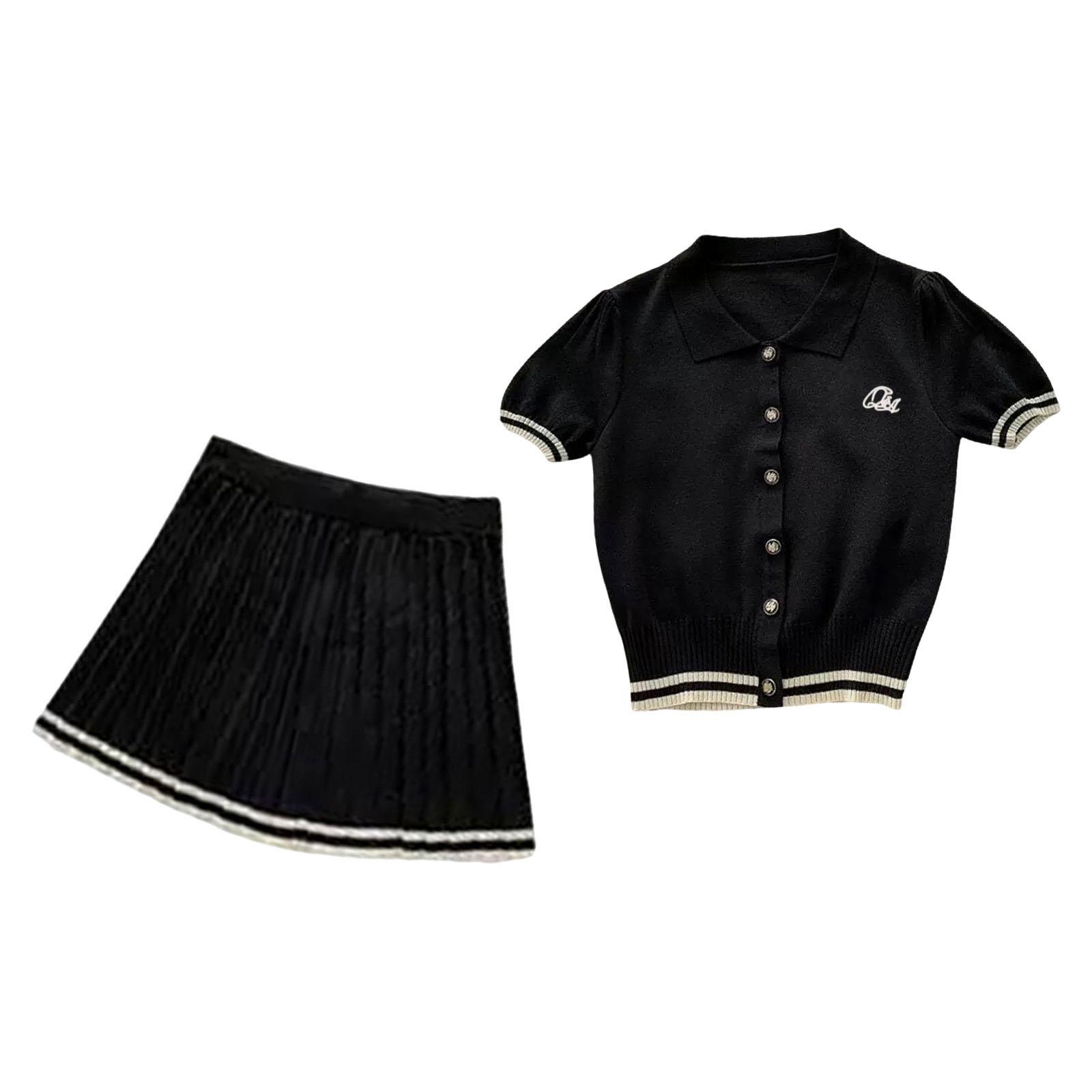 Pleated Skirt Set