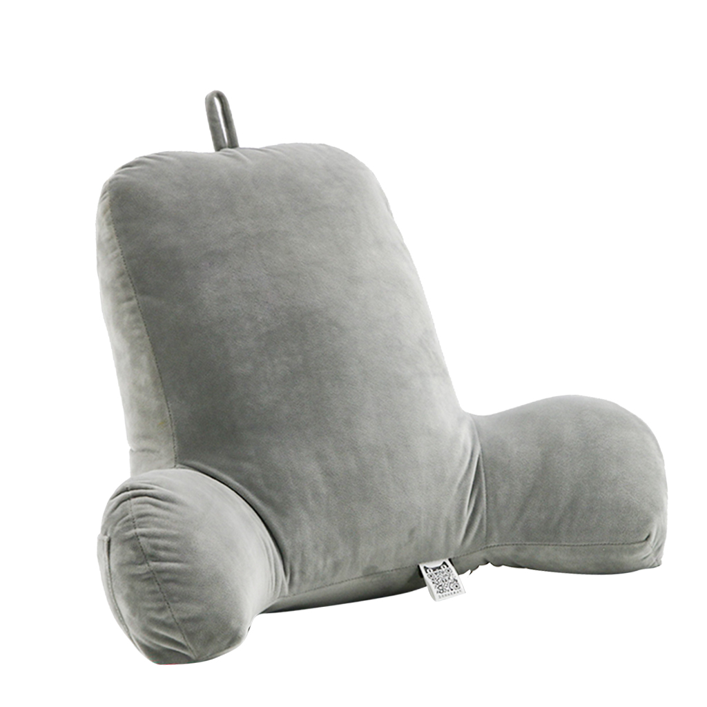 Lounger Bedrest Back Pillow Support Arms Tv Reading Backrest Seat
