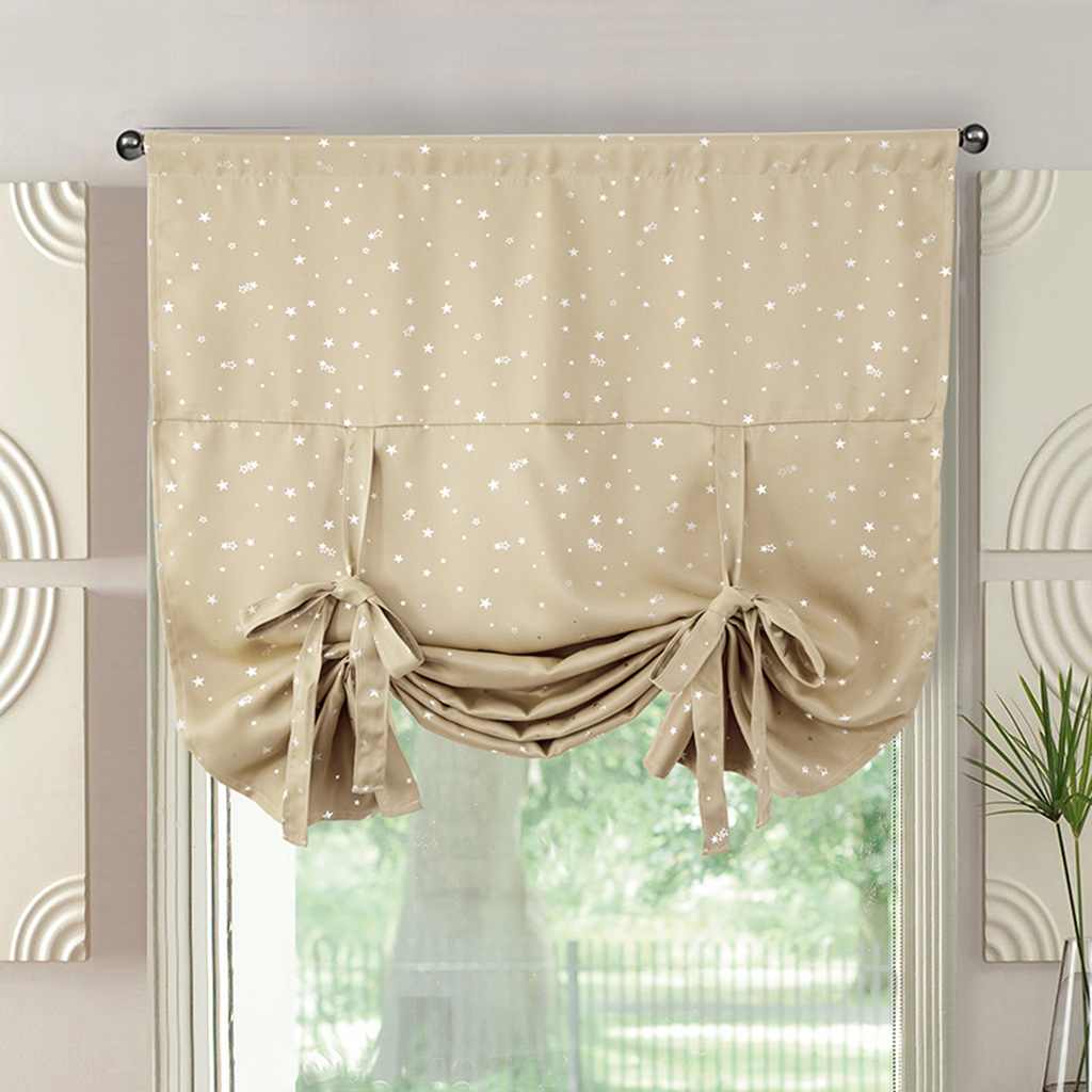 Thermal Insulated Balloon Curtain Blackout Small Window Shade 46" W x
