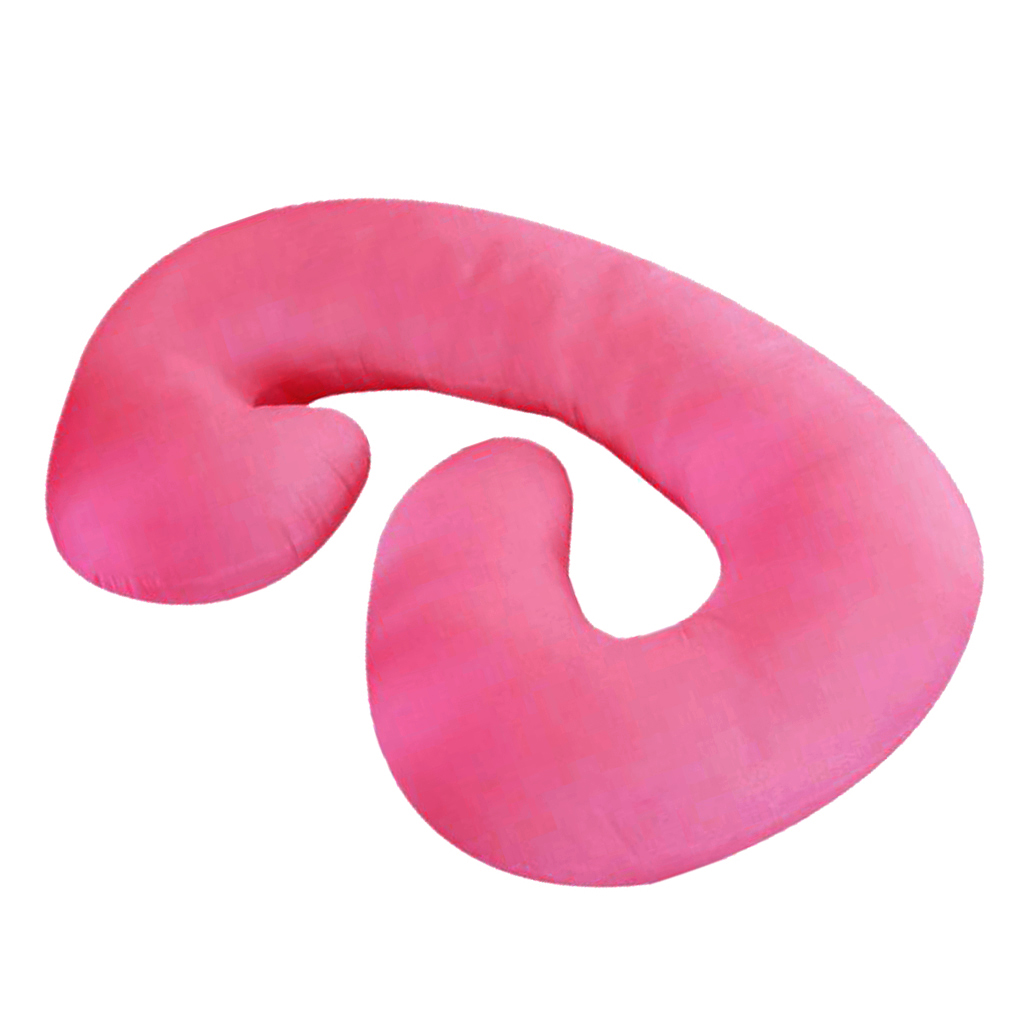 Maternity Pregnancy Nursing Pillow Side Sleeping Full Body Cushion Red