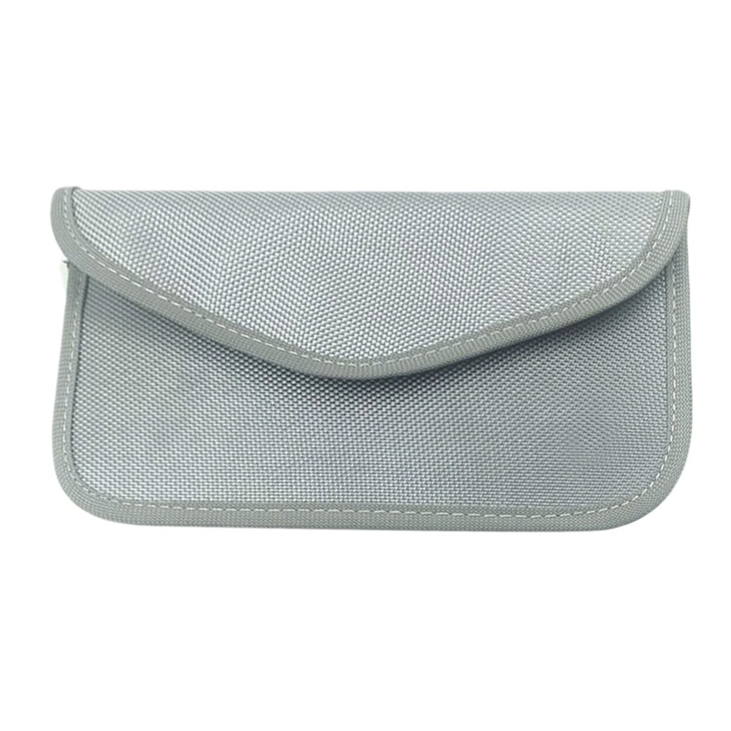 Signal Blocking Bag Anti-Radiation Signal Shielding Pouch Wallet Case Silver