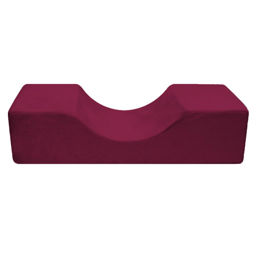 Professional Eyelash Extension Pillow Velvet Beauty Salon Pillow Wine Red