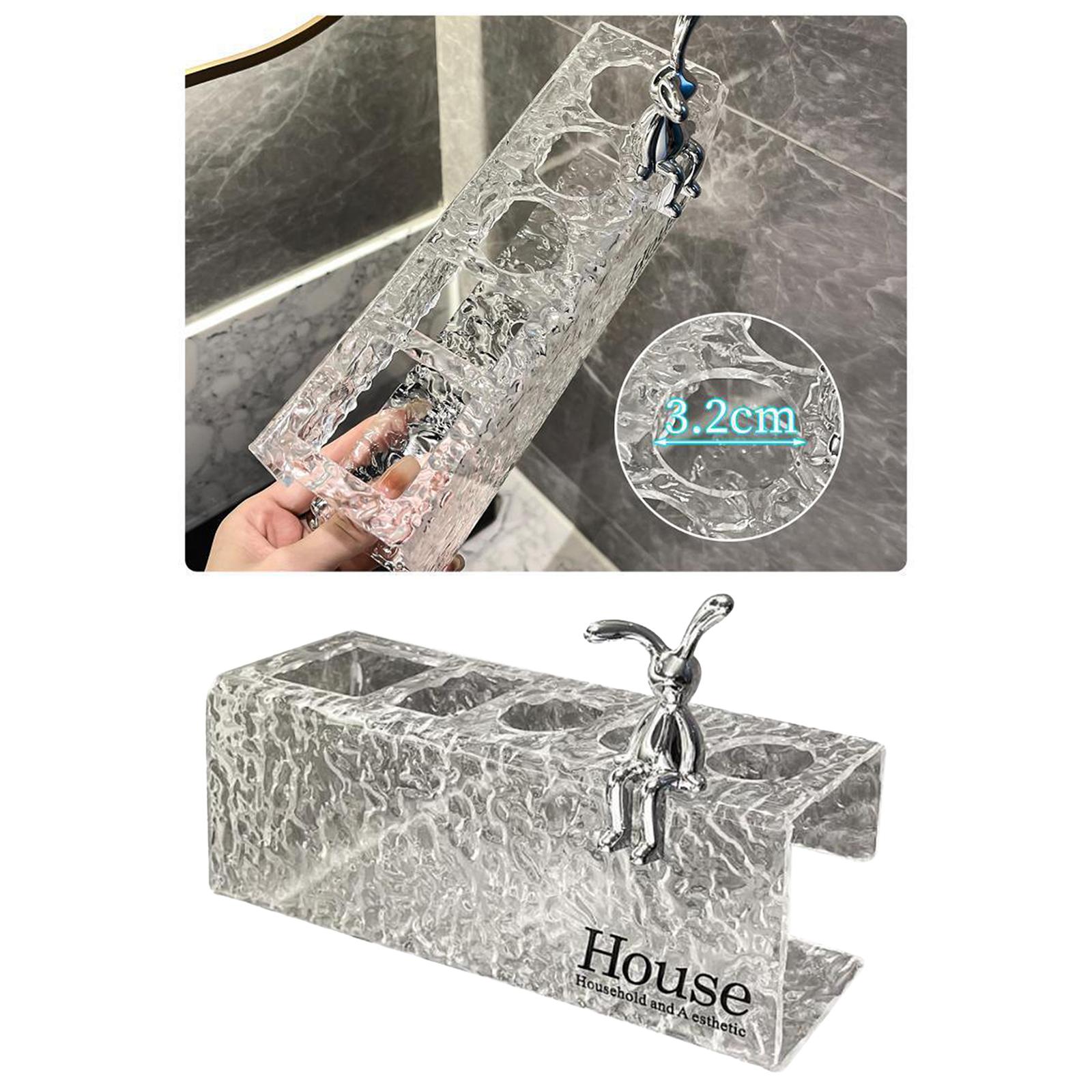 Electric Toothbrush Holder Bathroom Toothpaste Organizer for Bathroom Creams