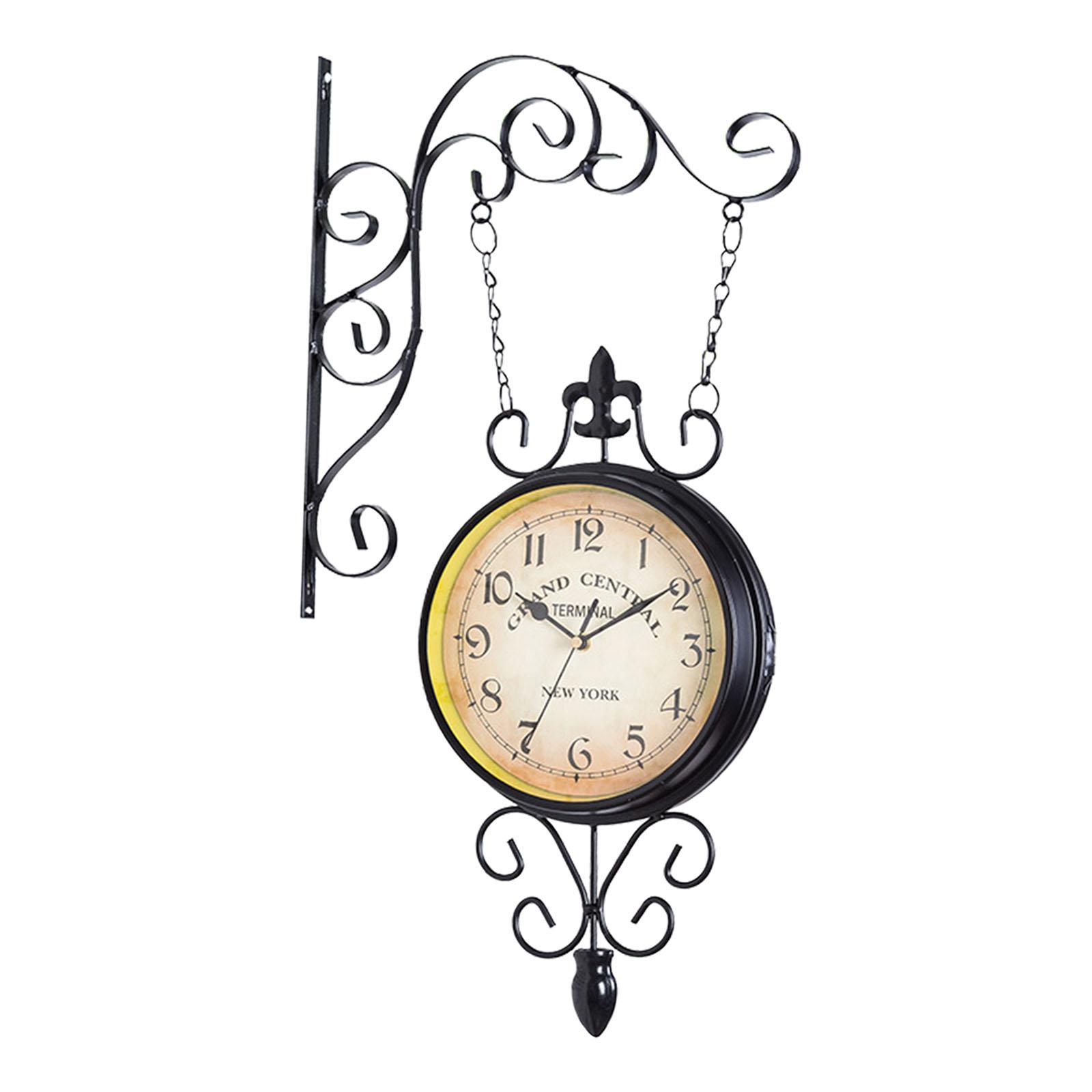 Double Faced Station Clock