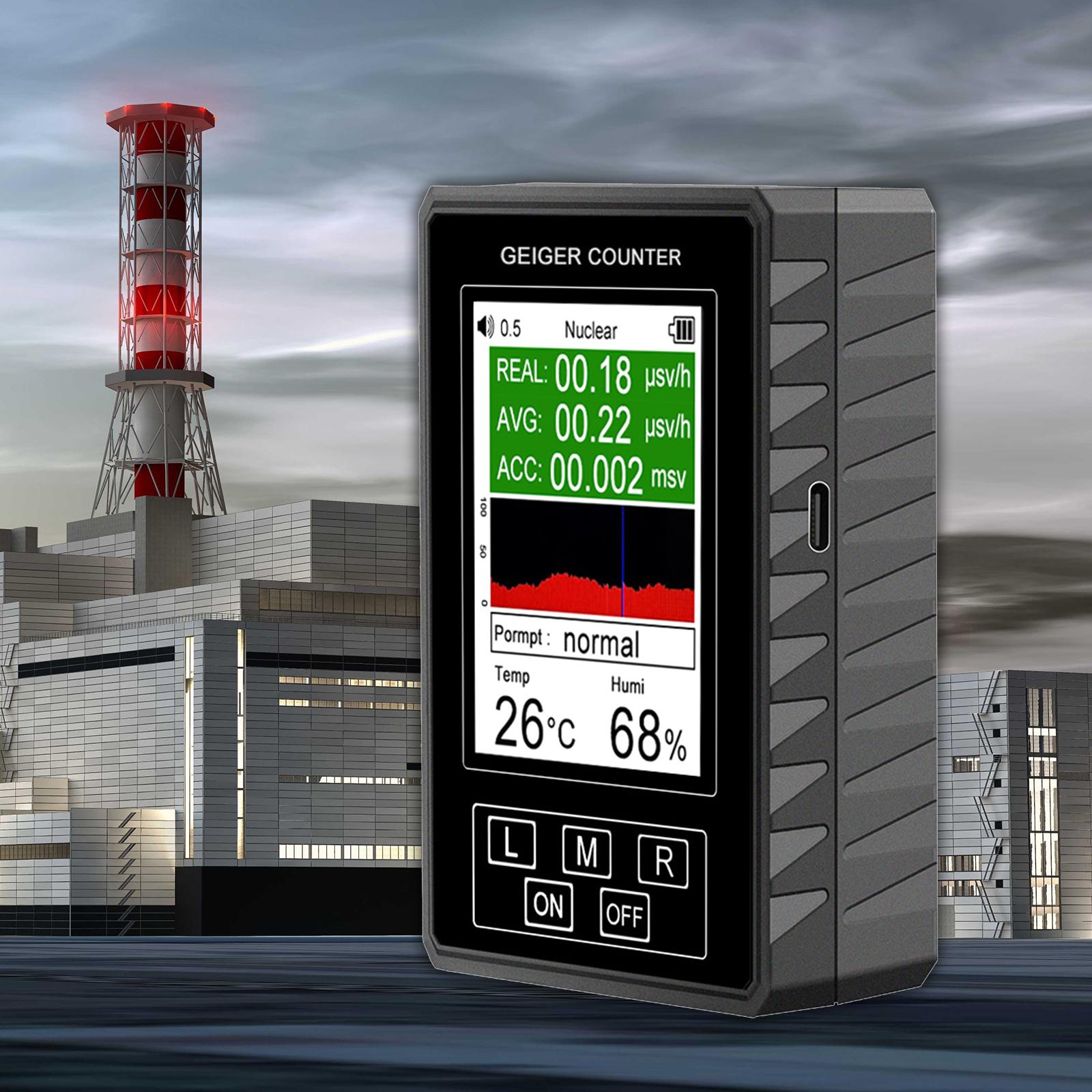 Radiation Detector Radiation Tester for Industry Field Electromagnetic Field Black