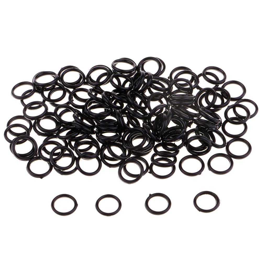 100pcs Nylon Bra Strap Adjuster Slider O Ring Lingerie DIY Sewing