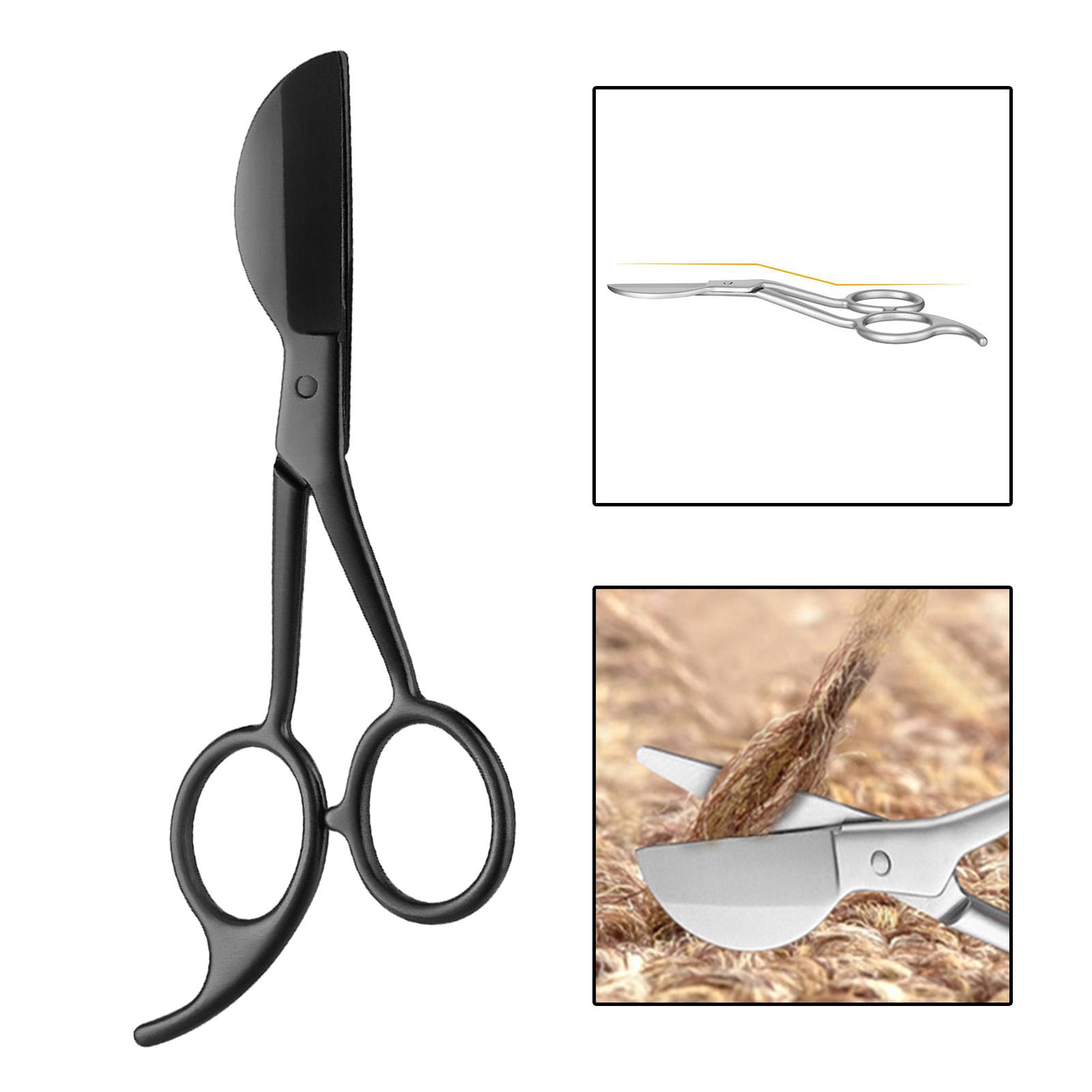 Applique Scissors Duckbill Blade Tool Cutting Fabric Cutting Stainless Steel Black