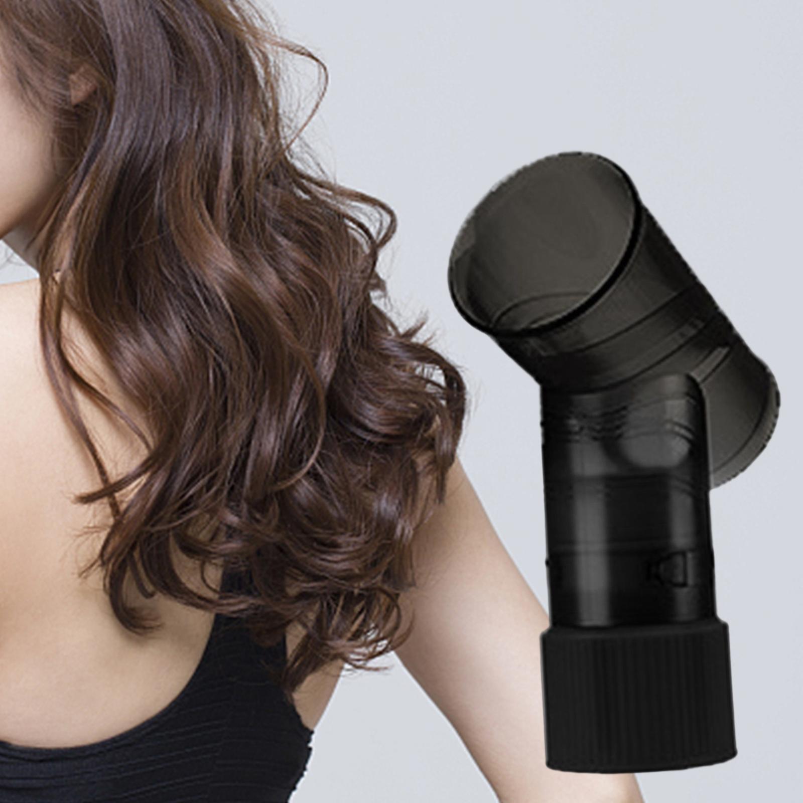 Hair Curl Diffuser Wind Spin Hair Dryer Blower Accessory Universal Black