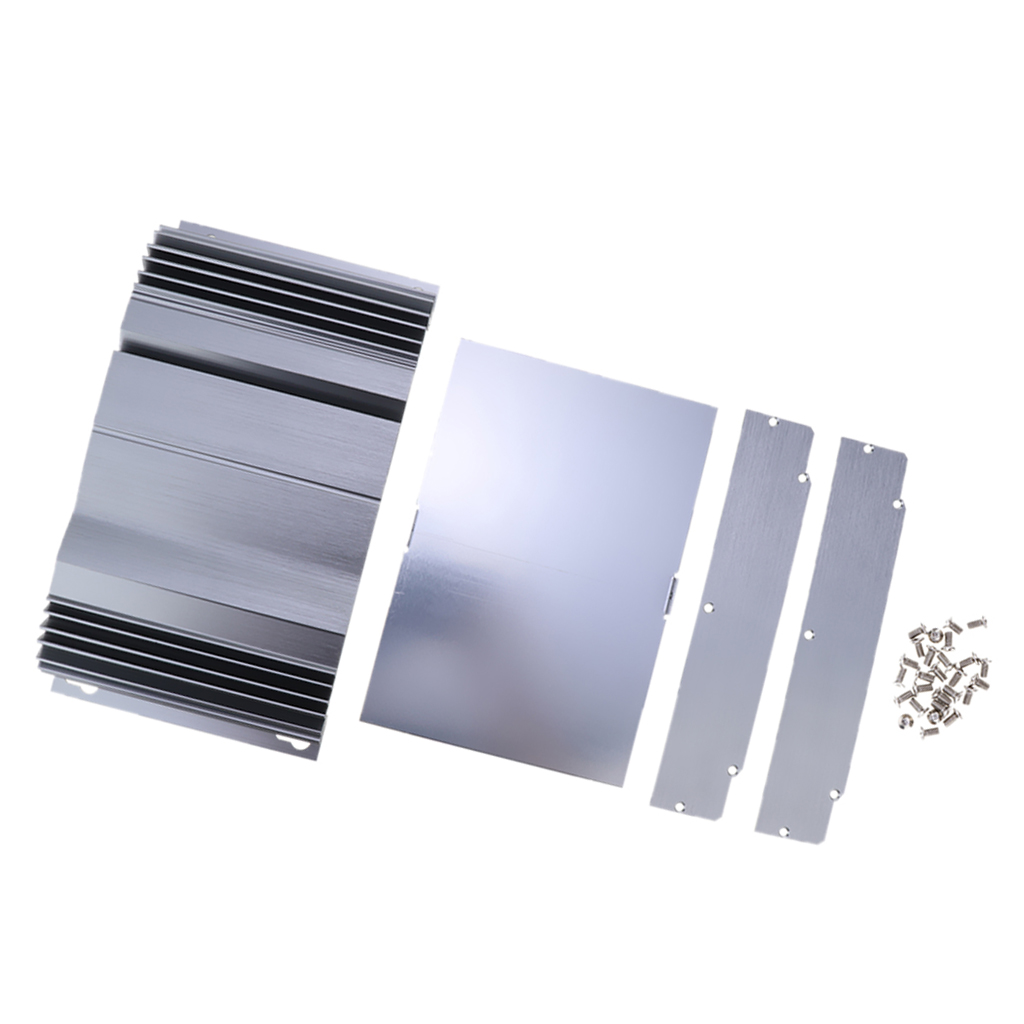 250x140x53mm Aluminum Enclosure PCB Shell Cooling Box Case DIY Instrument