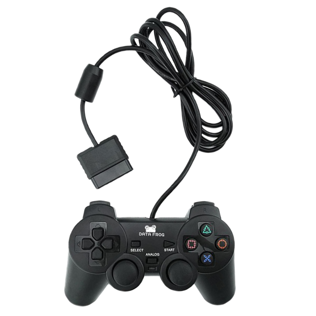 2Pcs Analog Wireless Gamepad Controller Controller Vibration for Sony PS2