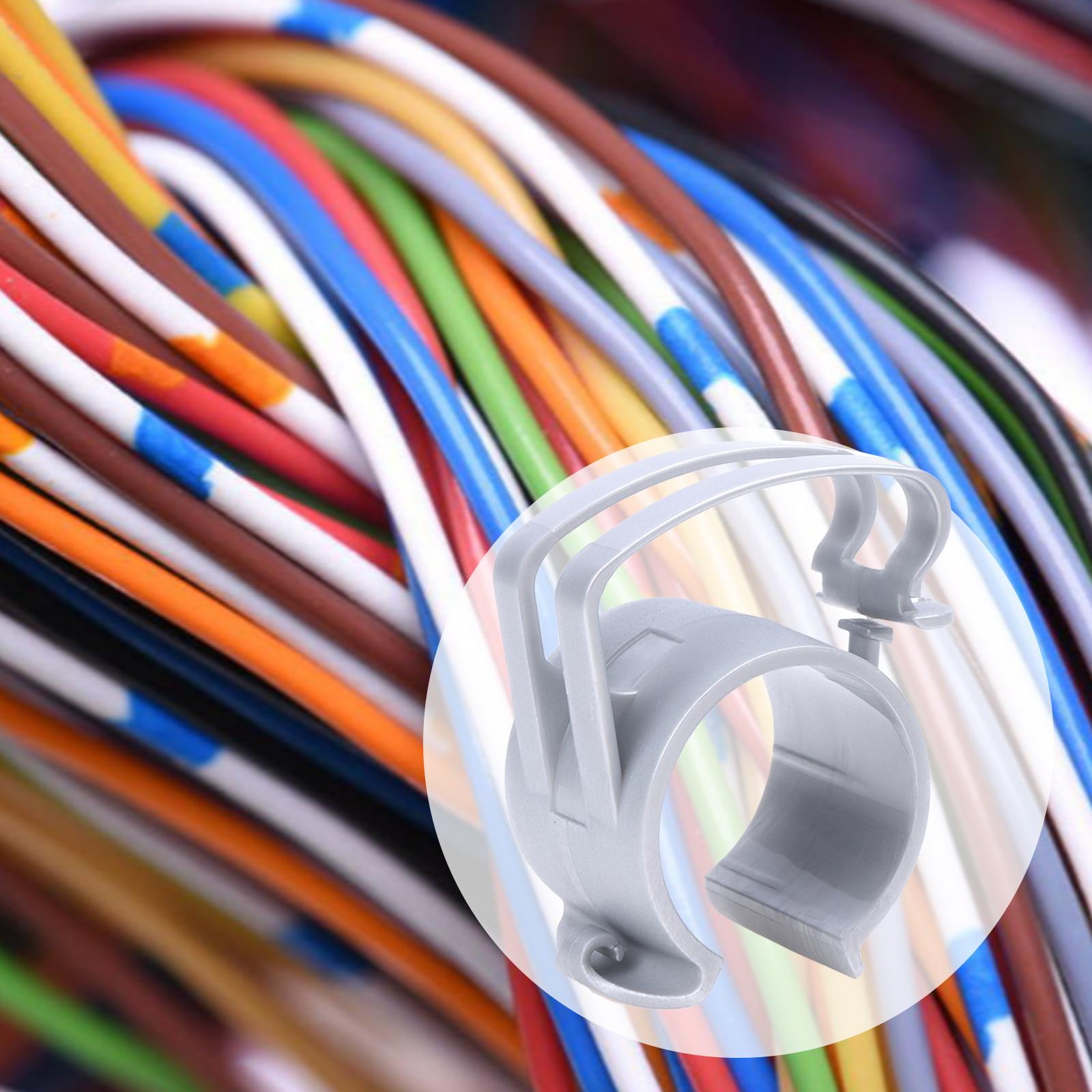 Lighting Clamp Party Christmas Accessories Weatherproof Universal Cable Clip grey