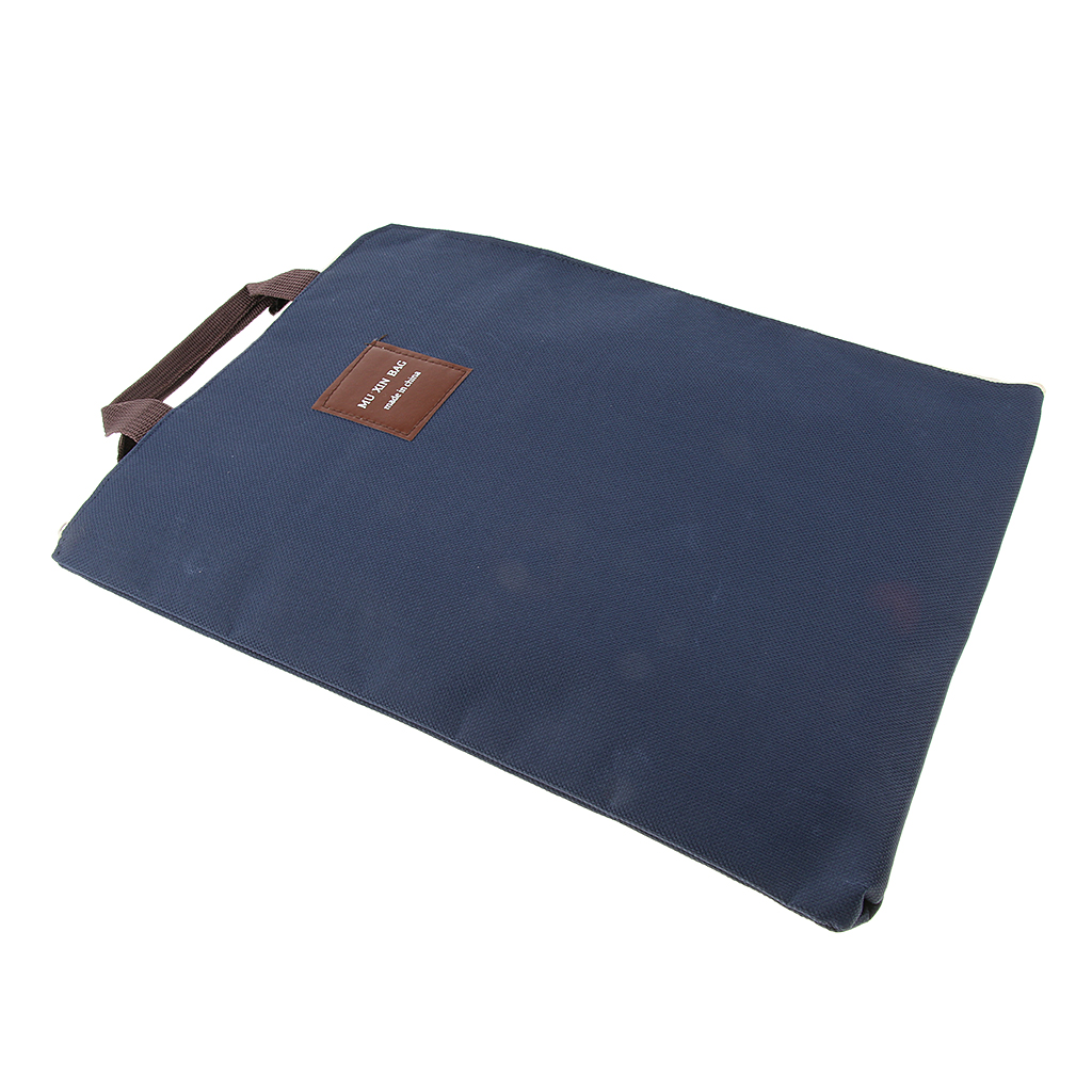 Zippered document pouch