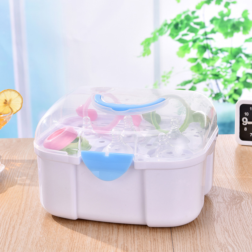 Kids Multifunctional Baby Milk Bottle Storage Box Container Clamshell