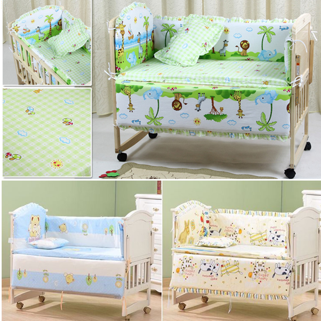 Lovely 5Pcs Baby Swinging/ Rocking Crib /Cradle Bedding ...