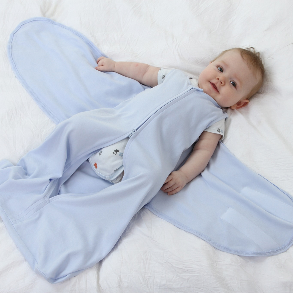 Newborn Baby Soft Cotton Wearable Swaddling Blanket Baby Summer Autumn