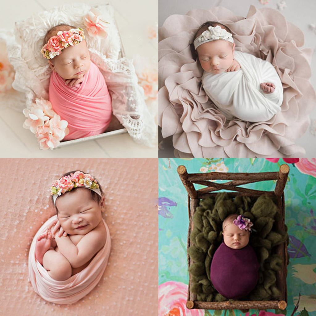 Newborn Photography Props Newborn Wraps Baby Props Photo Blanket White