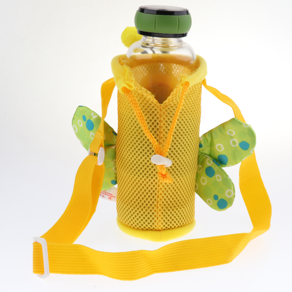 Kids Neoprene Cartoon Water Drink Bottle Carrier Insulated Cover Bag Holder MP