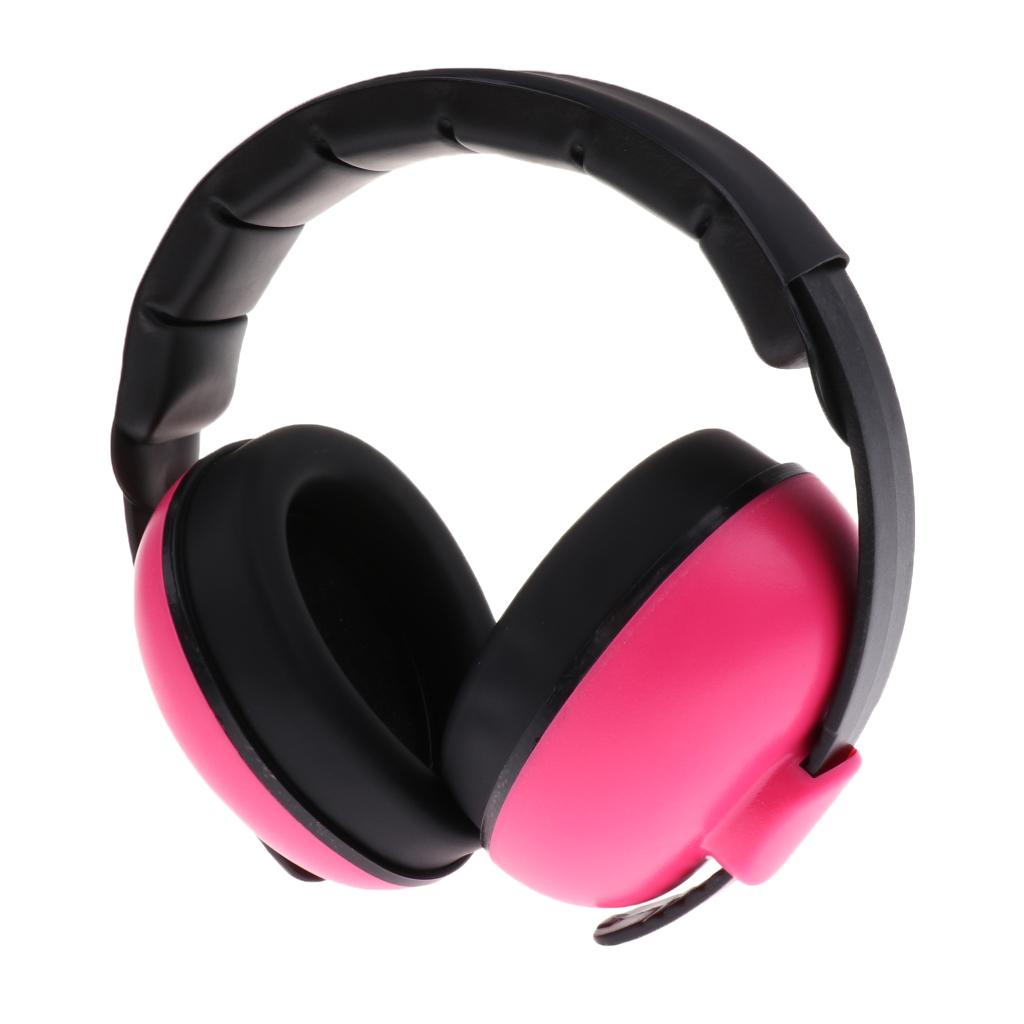 Baby Children Ear Defenders Earmuffs Hearing Protection  Rose