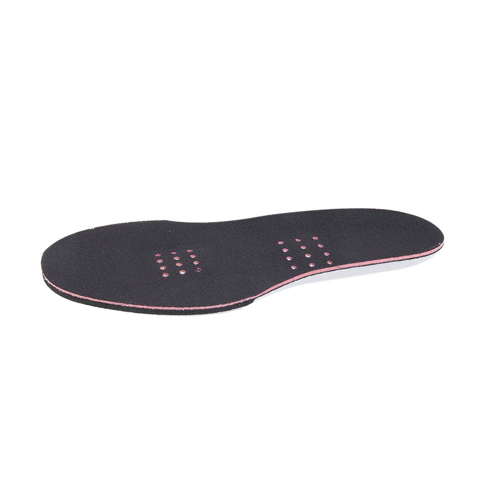 Footful Bamboo Charcoal Deodorant Sports Insoles with Air Holes Women 33-41 Black