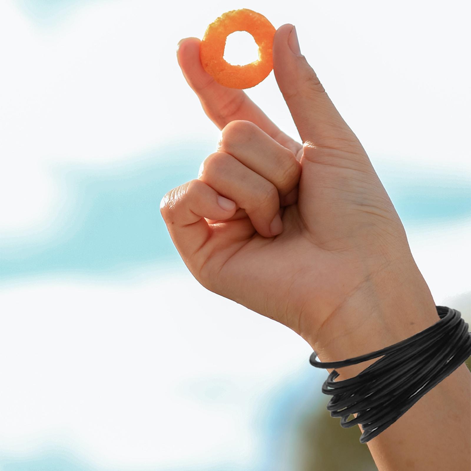 20pcs Women's silicone Rubber Elastic Bracelet Bangles Hair Ropes