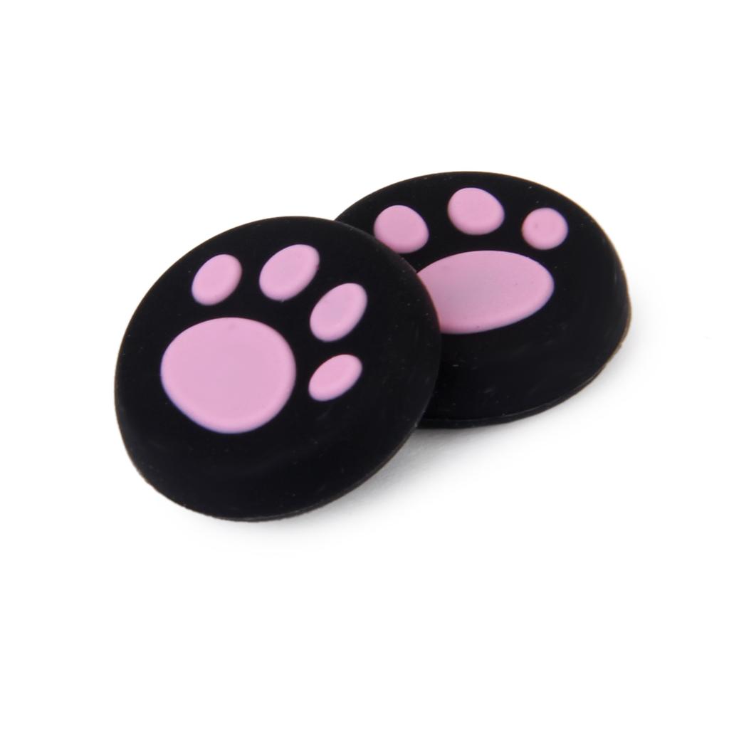 Cat Paw Analog Silicone Joystick Thumbstick Grips Caps for PS4