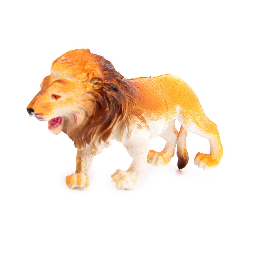 6pcs Plastic Wild Animals Toy Model