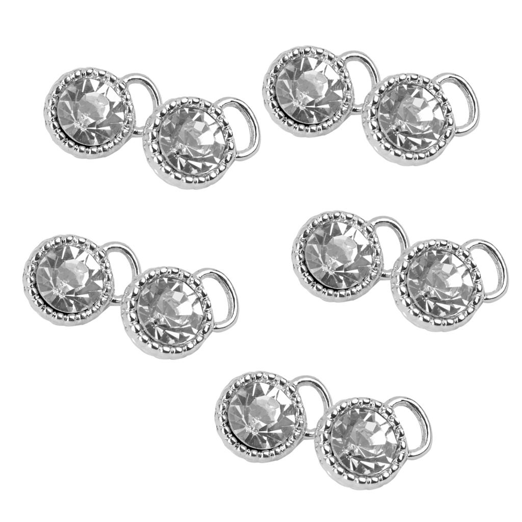 Alloy Diamante Crystal Jewelry Making Pendant Charms Findings 10Pcs Silver