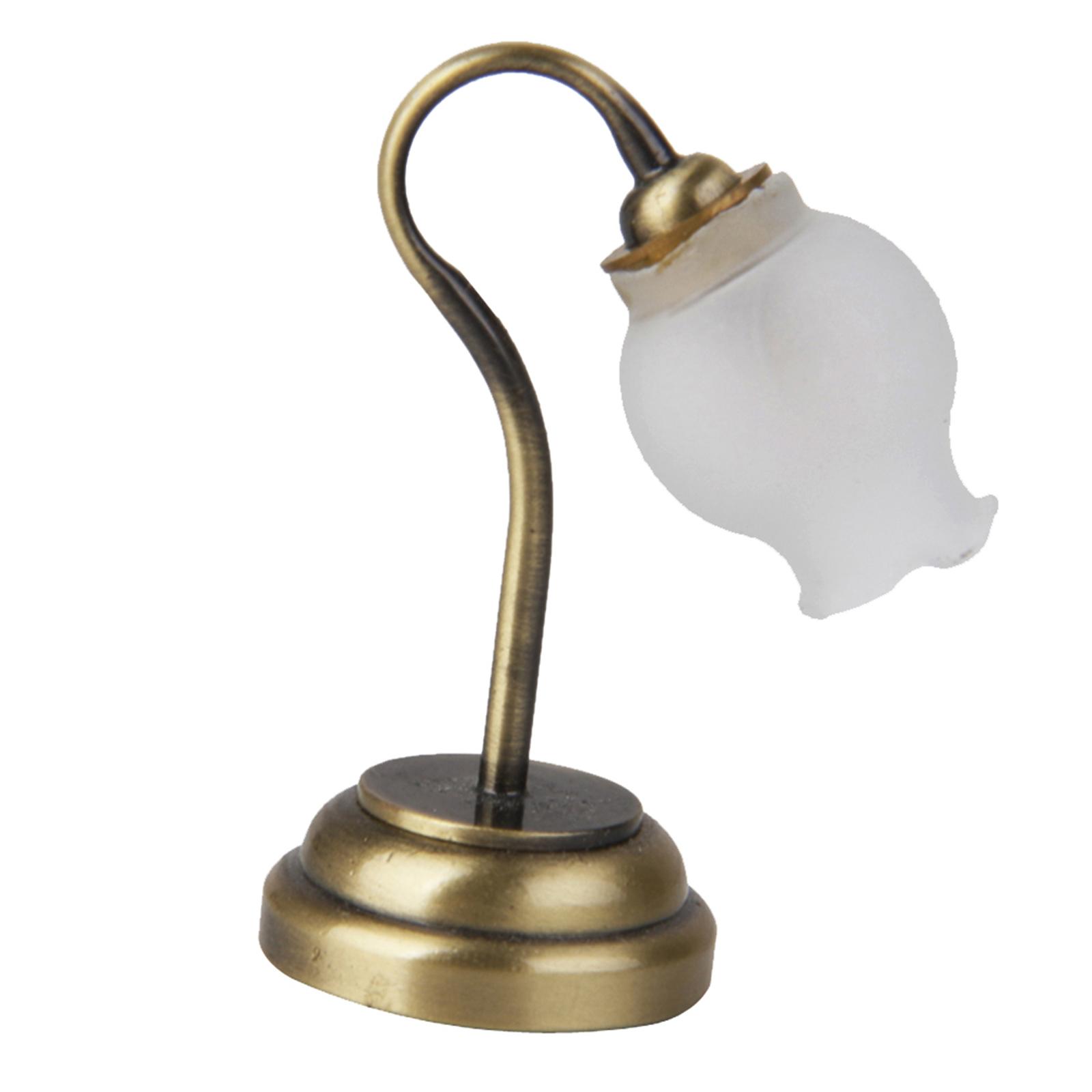 12th Battery Operated Desk Light Table Reading Lamp Model Dollhouse