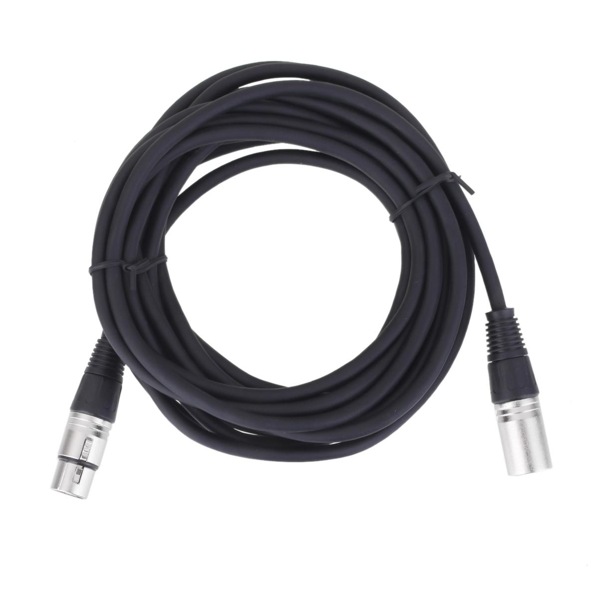 XLR Male to Female Balance 3pin MIC Shielded Microphone Audio Cable 6M