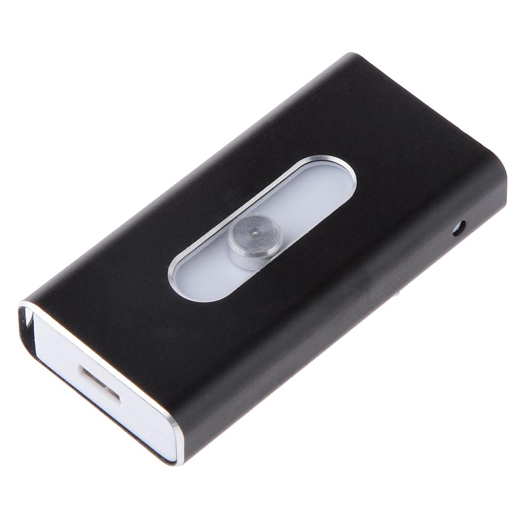 16G USB U Disk 3 in 1 Storer iflash Drive for iPhone/ Windows/ Android Black
