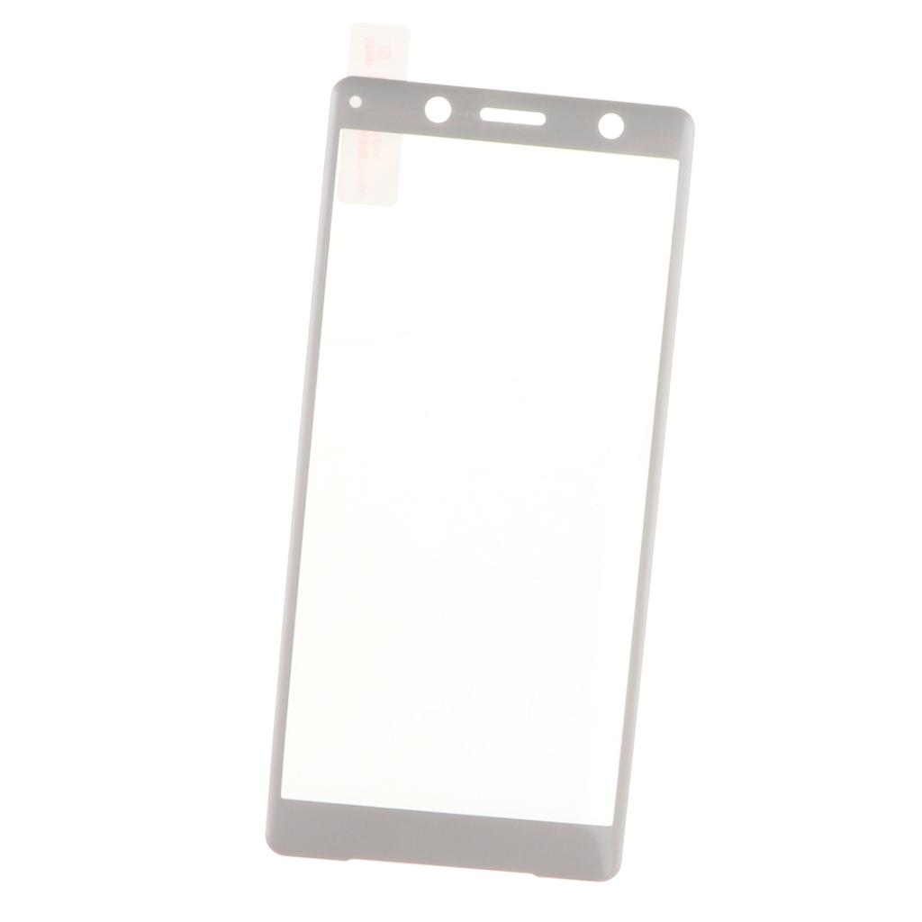 Full Cover 3D Curve Protective Film Screen Guard for Sony XZ2 Compact silver