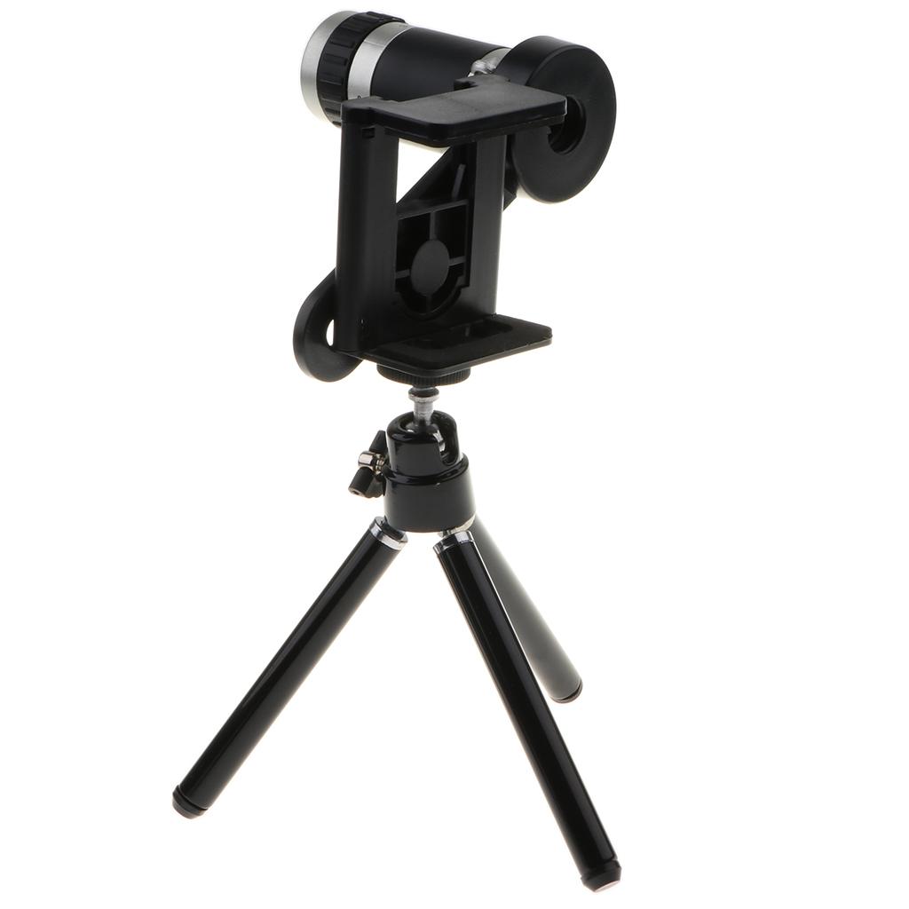 Universal 8X Telephoto Zoom Lens for Smart Phones/Tablets+Adjustable Tripod for Tablet