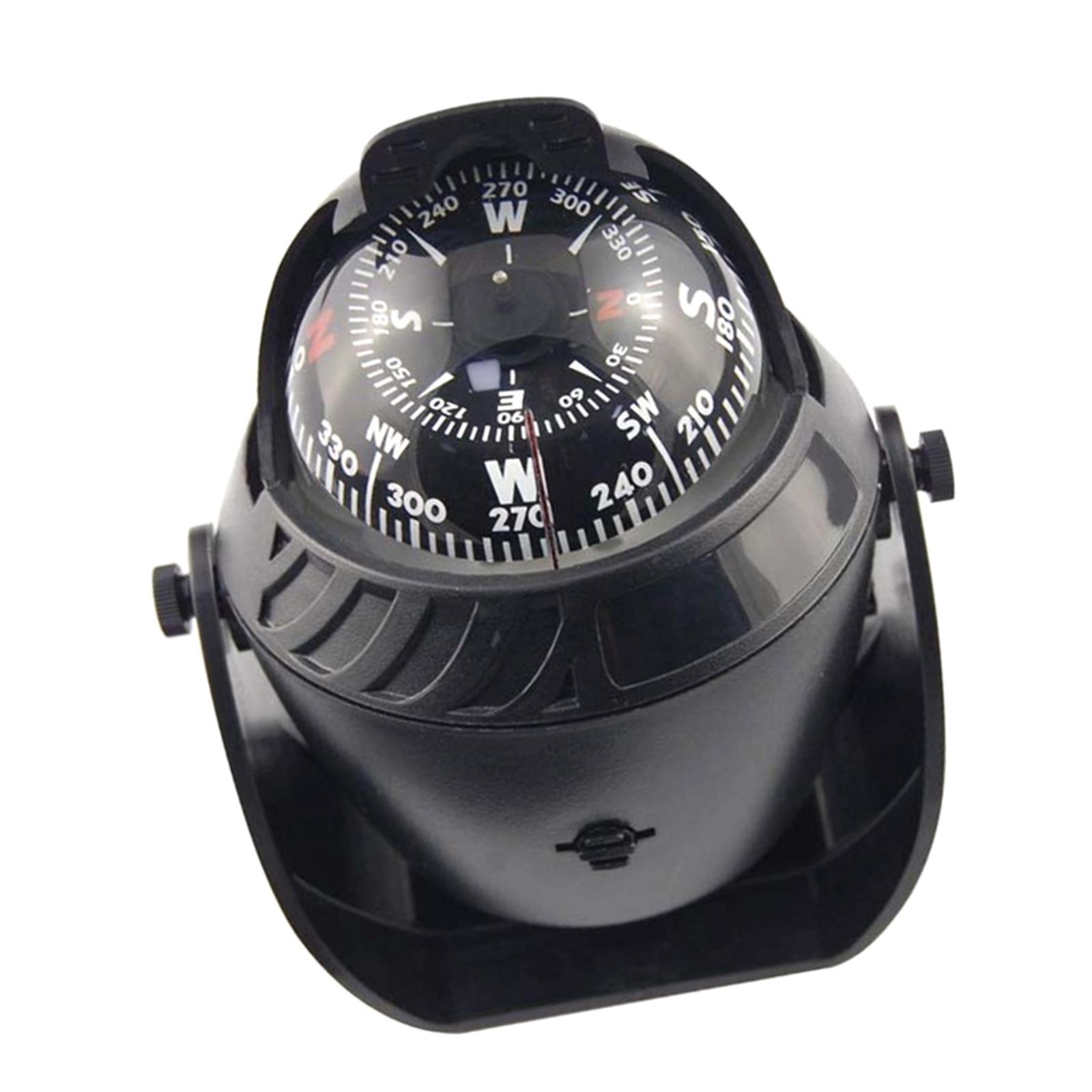 3xLED Light Sea Marine Car Compass Boat Caravan Truck