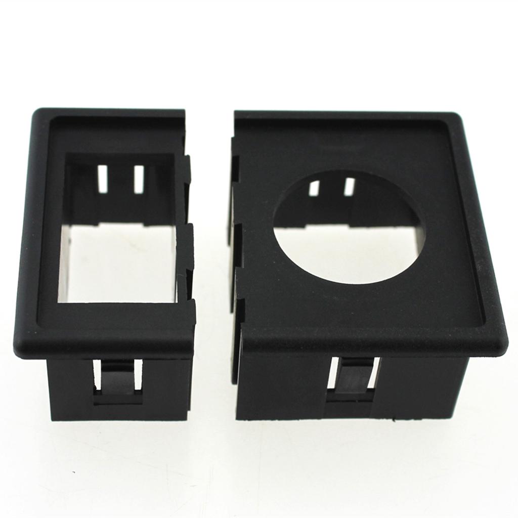 3pcs Car Vehicle Rocker Switch Clip Panel Socket Patrol Holder Housing Combo