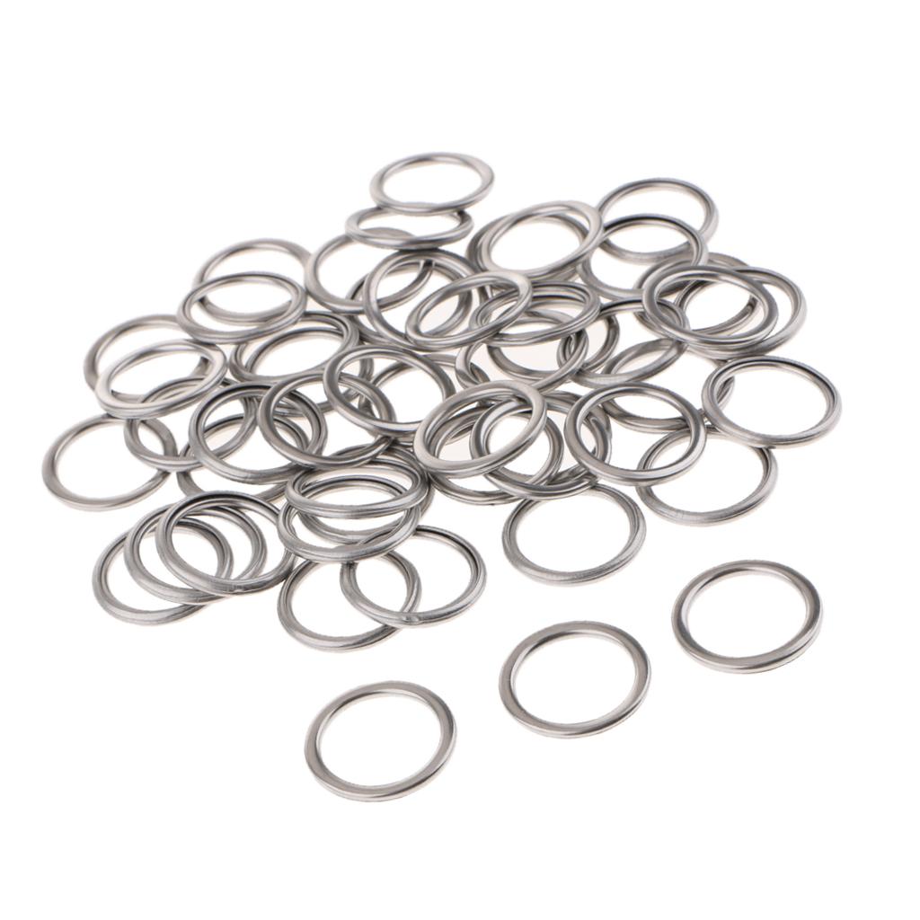 50 Pieces Oil Drain Plug Seal Gaskets for Toyota 4Runner Corolla Highlander