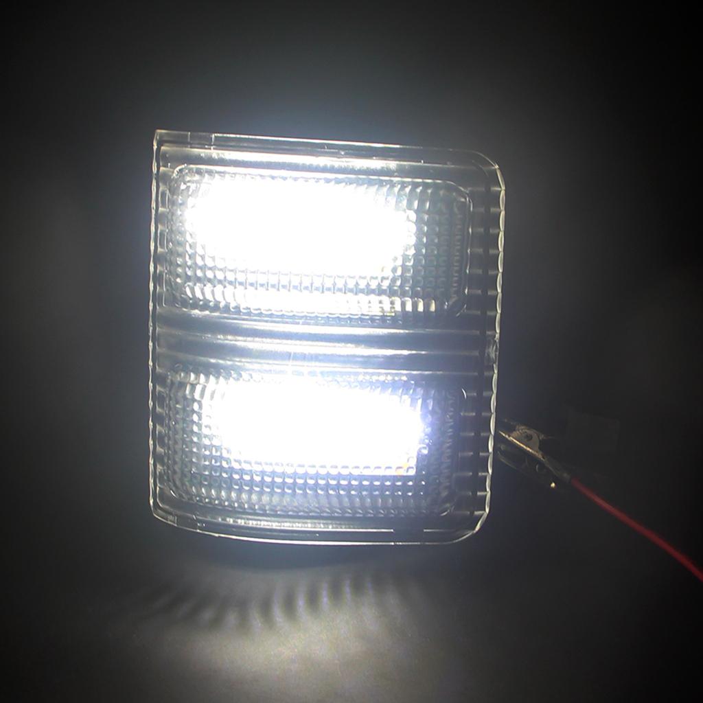 Switchback LED Side Mirror Marker Lamps Smoked Lens White LED Parking Light Amber LED Turn Signal Light for Ford F150 F250 F350 F450