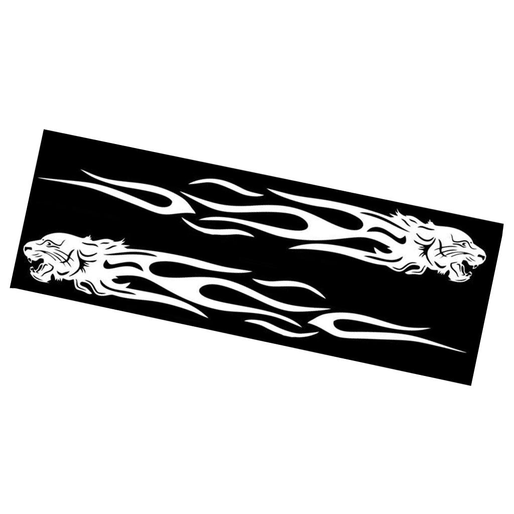 Car Body Scratch Sticker Self-Adhesive Side Truck Vinyl Graphics Decal White