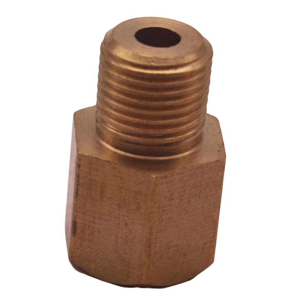 Brass Pipe Fitting  Adapter 1/8" Male NPT X 1/8" Female NPT Reducer