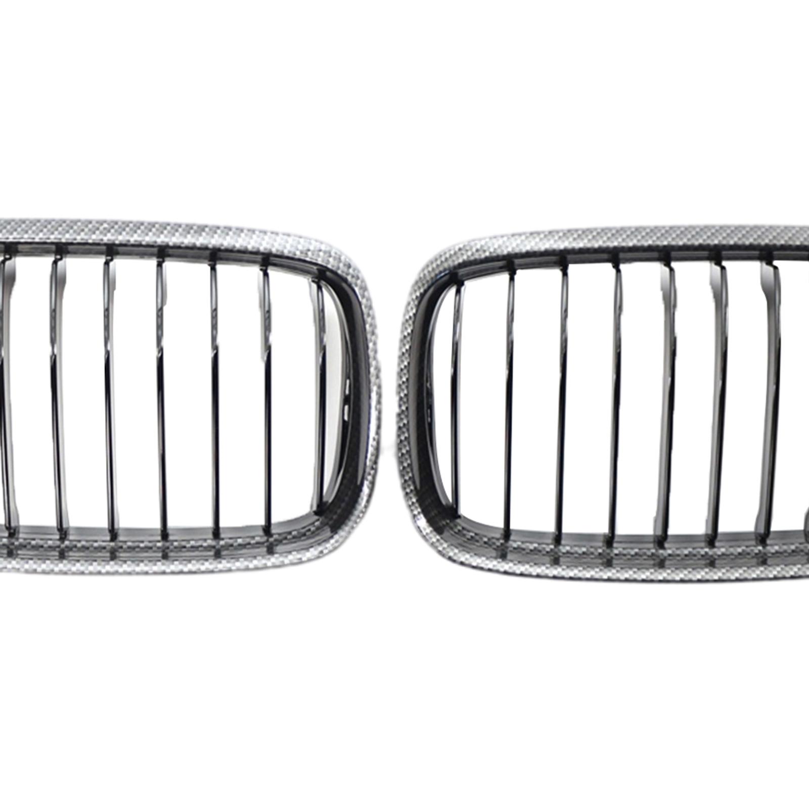 Front Grilles Car Accesseries Bright Black Front Kidney Fit for BMW 3-Series
