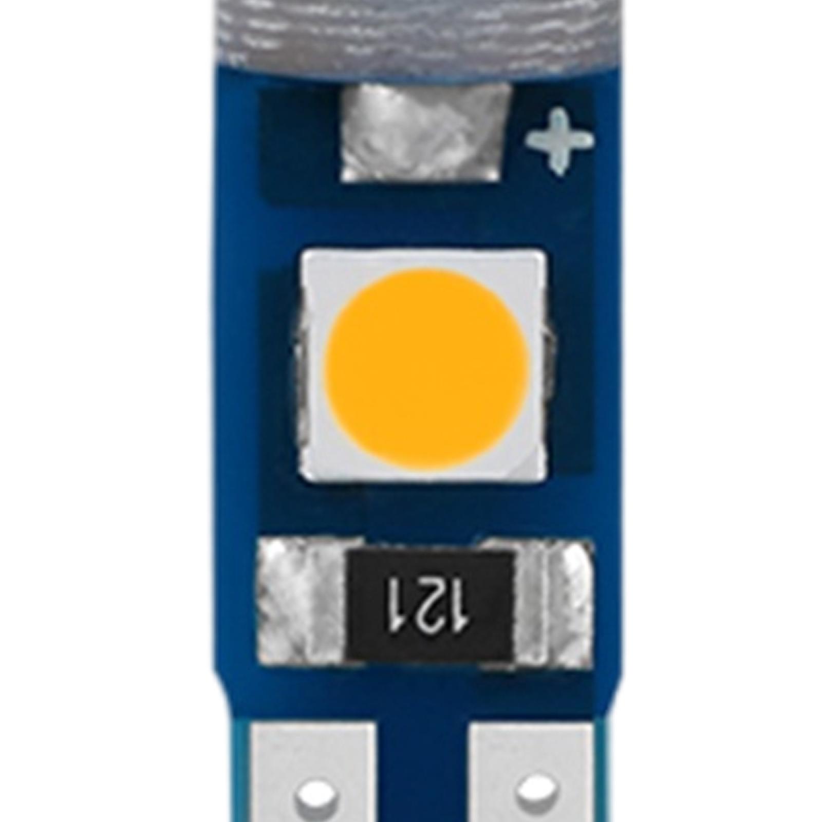 2pcs Car Motorcycle LED Dashboard Light T5 3SMD Indicator Fit