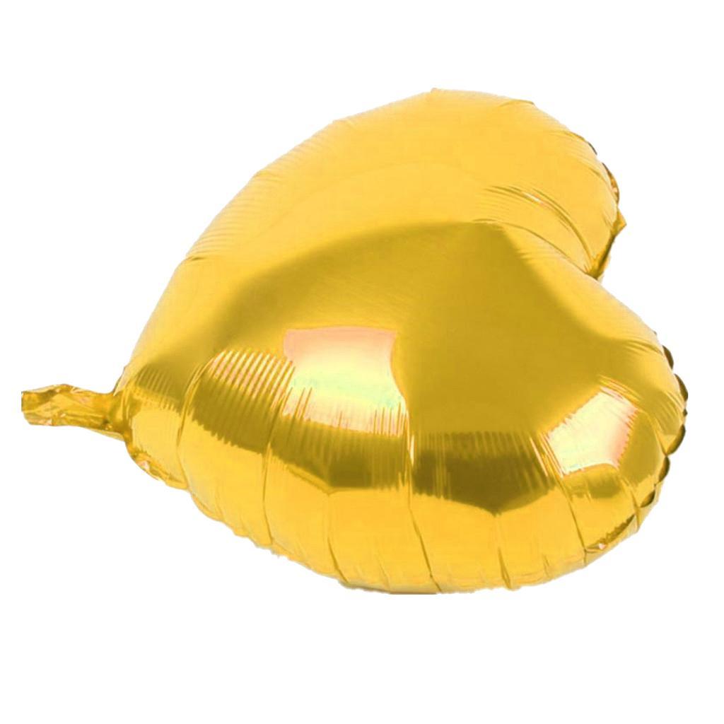 10pcs 45cm coeur feuille de film en aluminium ballon de noce décoration