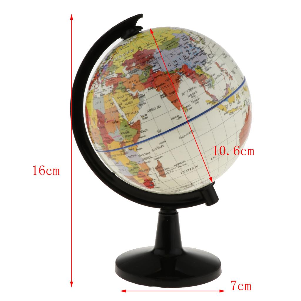   interactive World Globe Educational Learning Toys Kits 10.6cm White