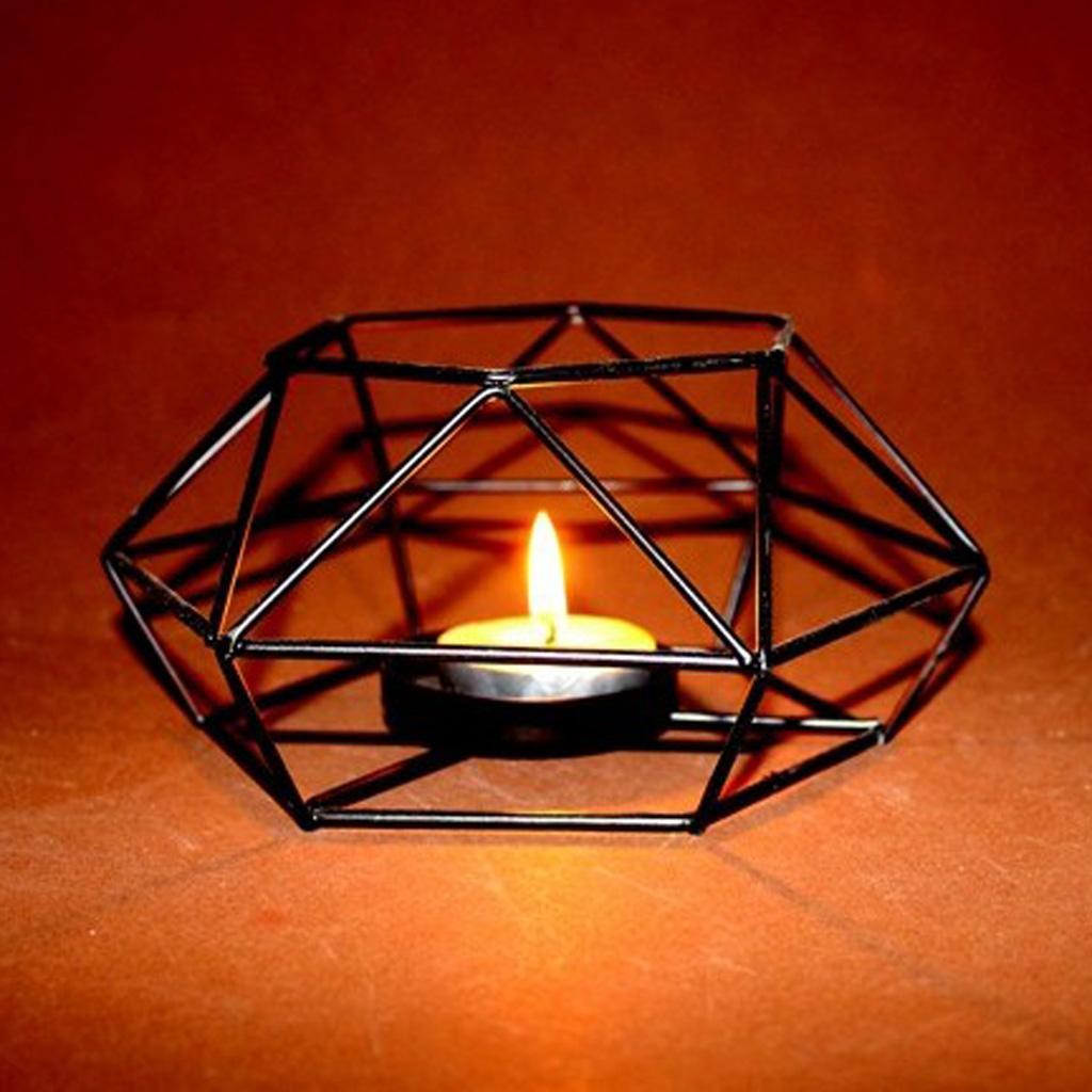 3D Geometric Wedding Candlestick Candle Tea Light Holder Party Suplplies L