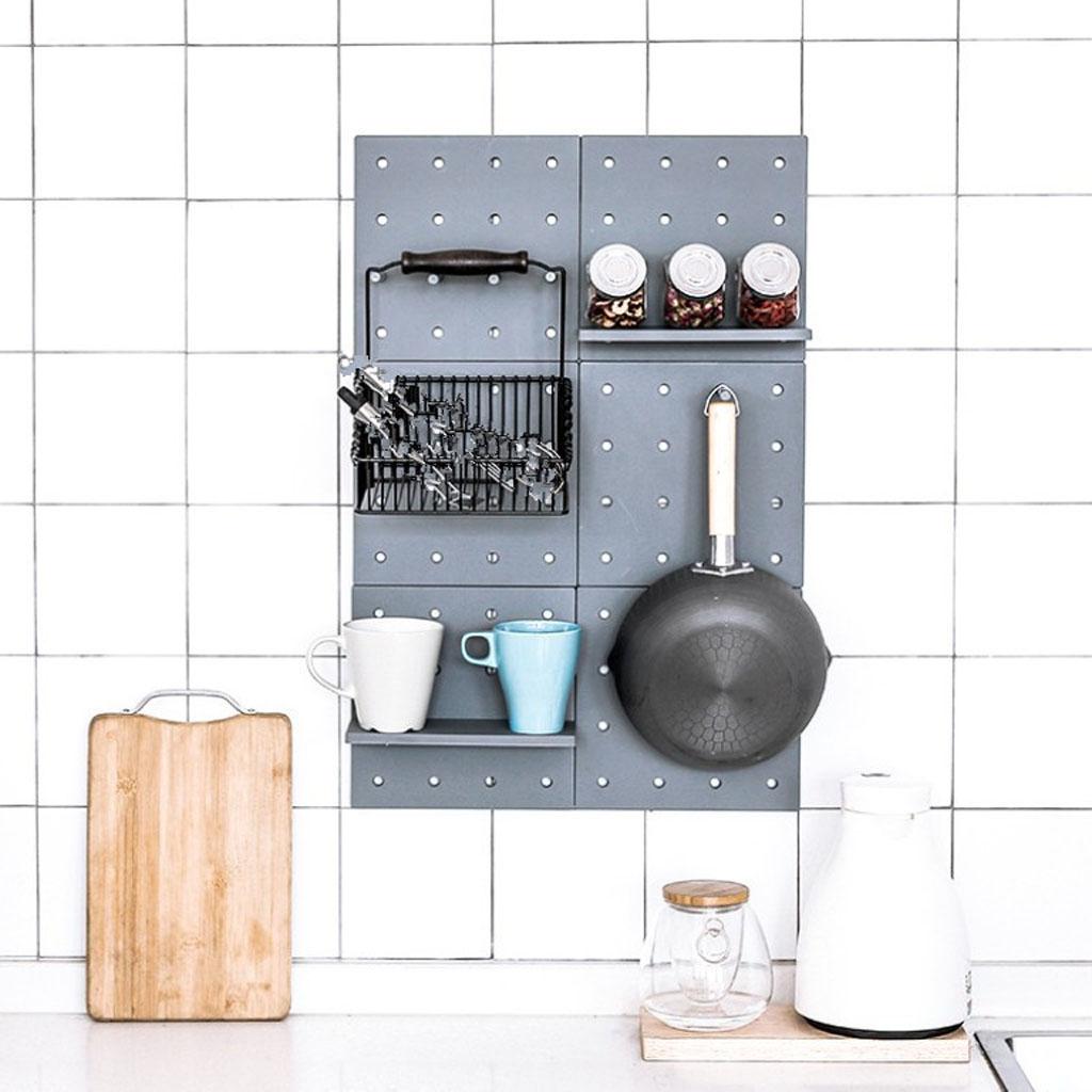 Selfadhesive Kitchen Storage Shelf Organizer Bathroom Wall Storage Rack eBay