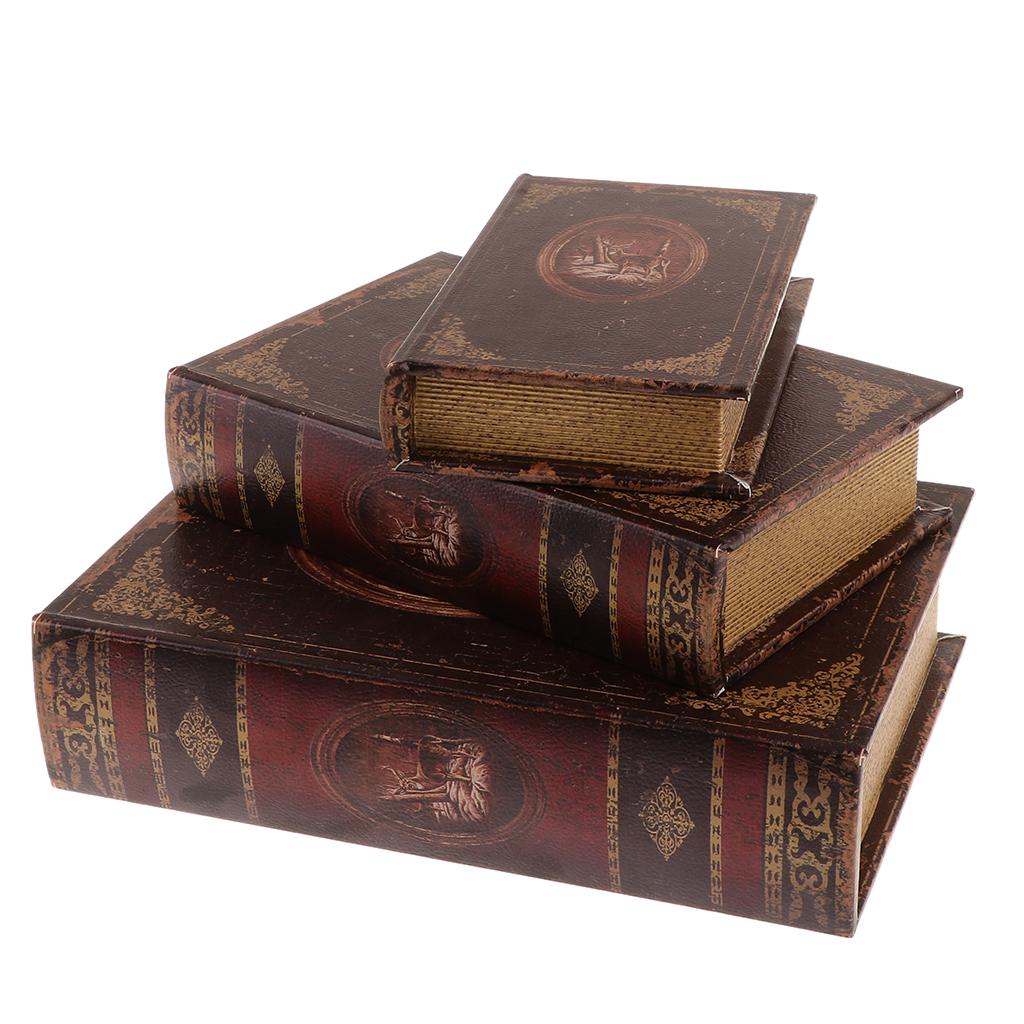 Study Room Simulation Book Ornaments Book Model For Home  Brown_C