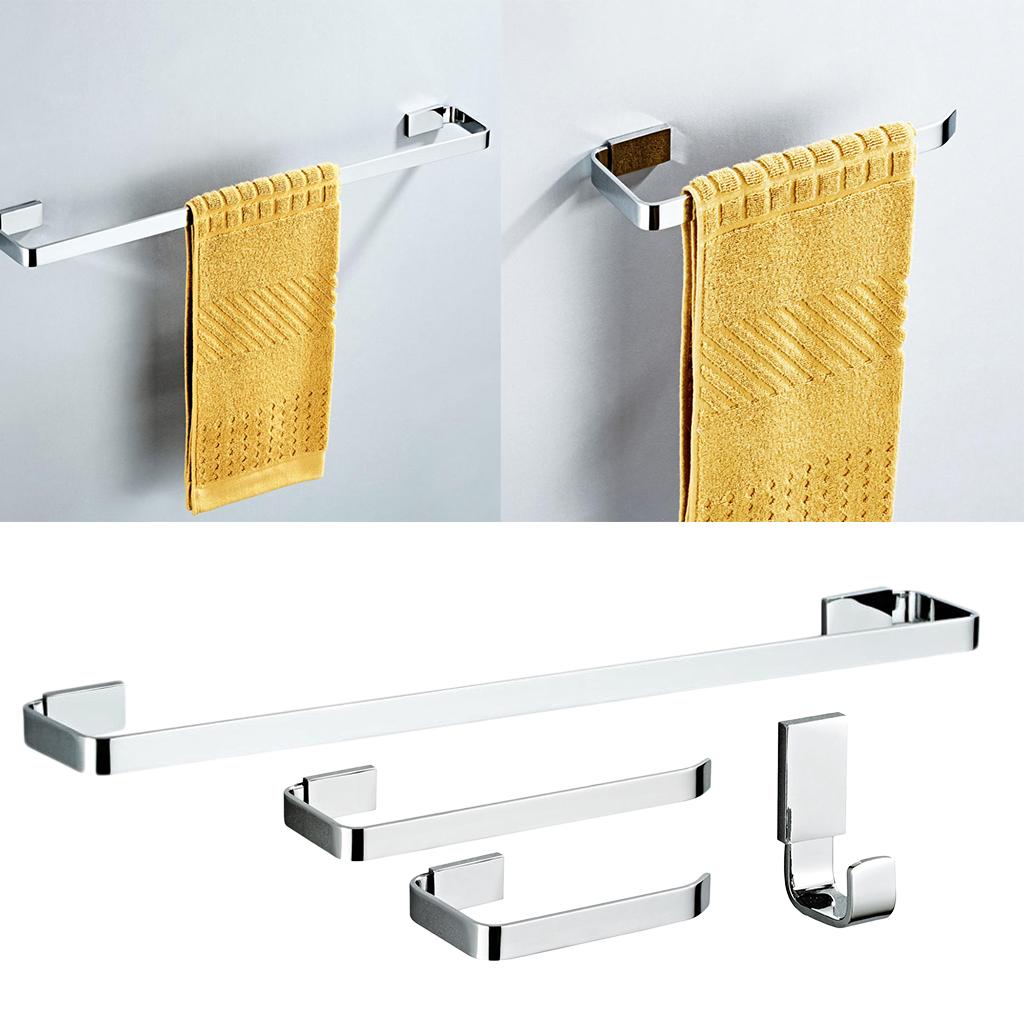 Bathroom Brass Sinlge Towel Rail Holder  Holder Bath Towel Ring 57cm